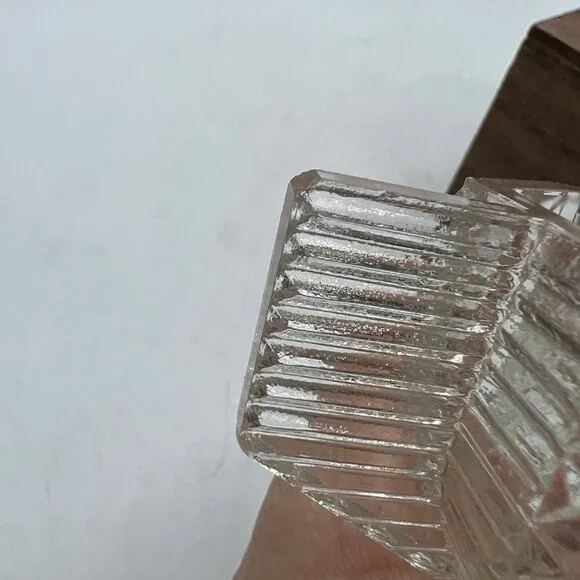 Art Deco Vintage Glass Etched Sugar Bowl Roses Floral Flowers - Picture 9 of 16